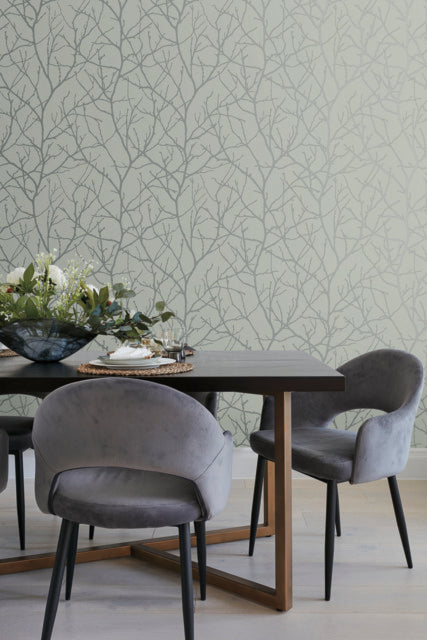 Purchase Md7124 | Modern Metals Second Edition, Trees Silhouette - Antonina Vella Wallpaper