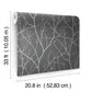 Purchase Md7125 | Modern Metals Second Edition, Trees Silhouette - Antonina Vella Wallpaper