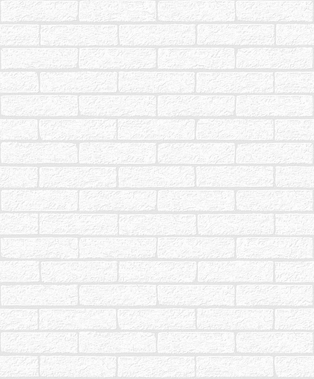 PW20800 | Limestone Brick, White - Seabrook Designs Wallpaper
