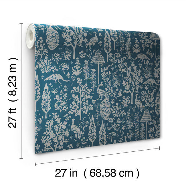RP7372 Menagerie Toile Navy & Metallic Silver Rifle Paper Co. 1 ; RP7372 Menagerie Toile Navy & Metallic Silver Rifle Paper Co. 2 ; RP7372 Menagerie Toile Navy & Metallic Silver Rifle Paper Co. 3 ; RP7372 Menagerie Toile Navy & Metallic Silver Rifle Paper Co. 4 ; RP7372 Menagerie Toile Navy & Metallic Silver Rifle Paper Co. 5 ; RP7372 Menagerie Toile Navy & Metallic Silver Rifle Paper Co. 6