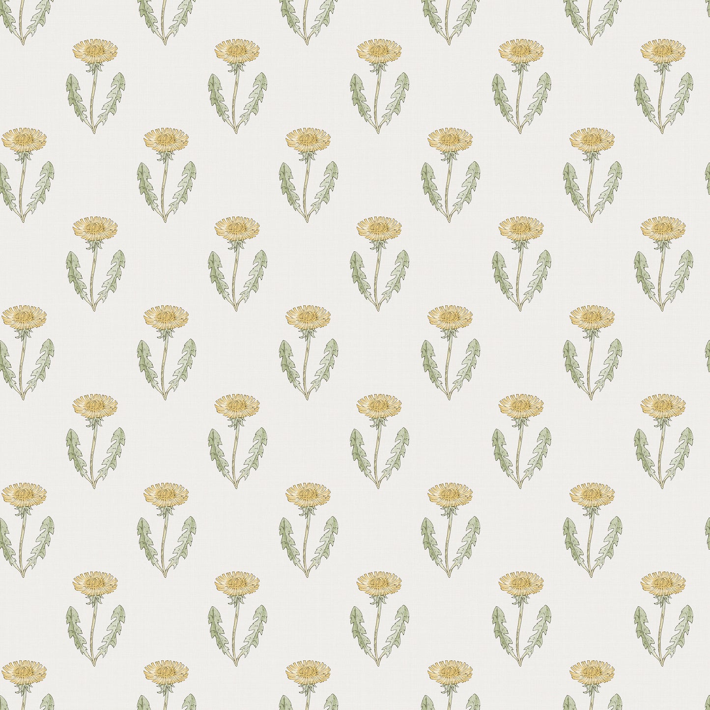S10137 Maskrosen spring green, Huset i Solen by Sandberg Wallpaper