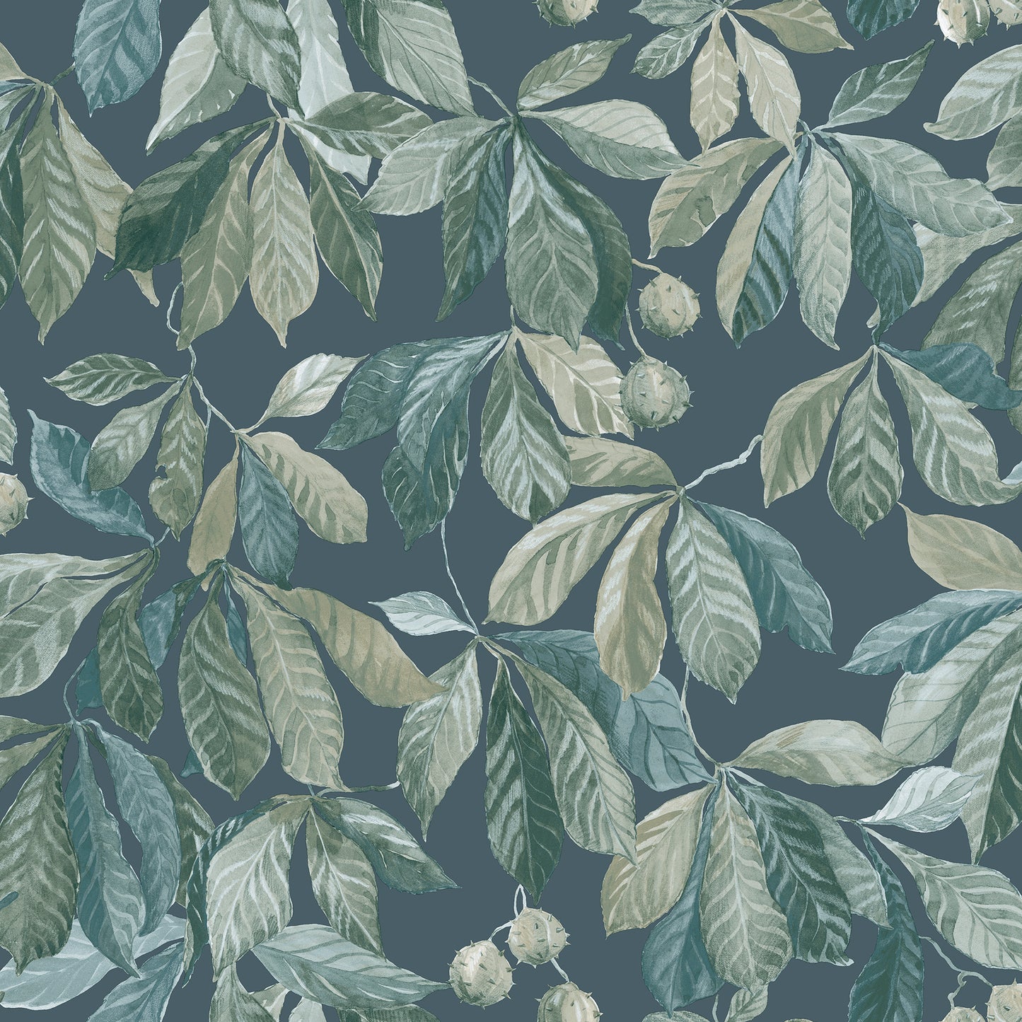 S10146 Kersti indigo, Huset i Solen by Sandberg Wallpaper