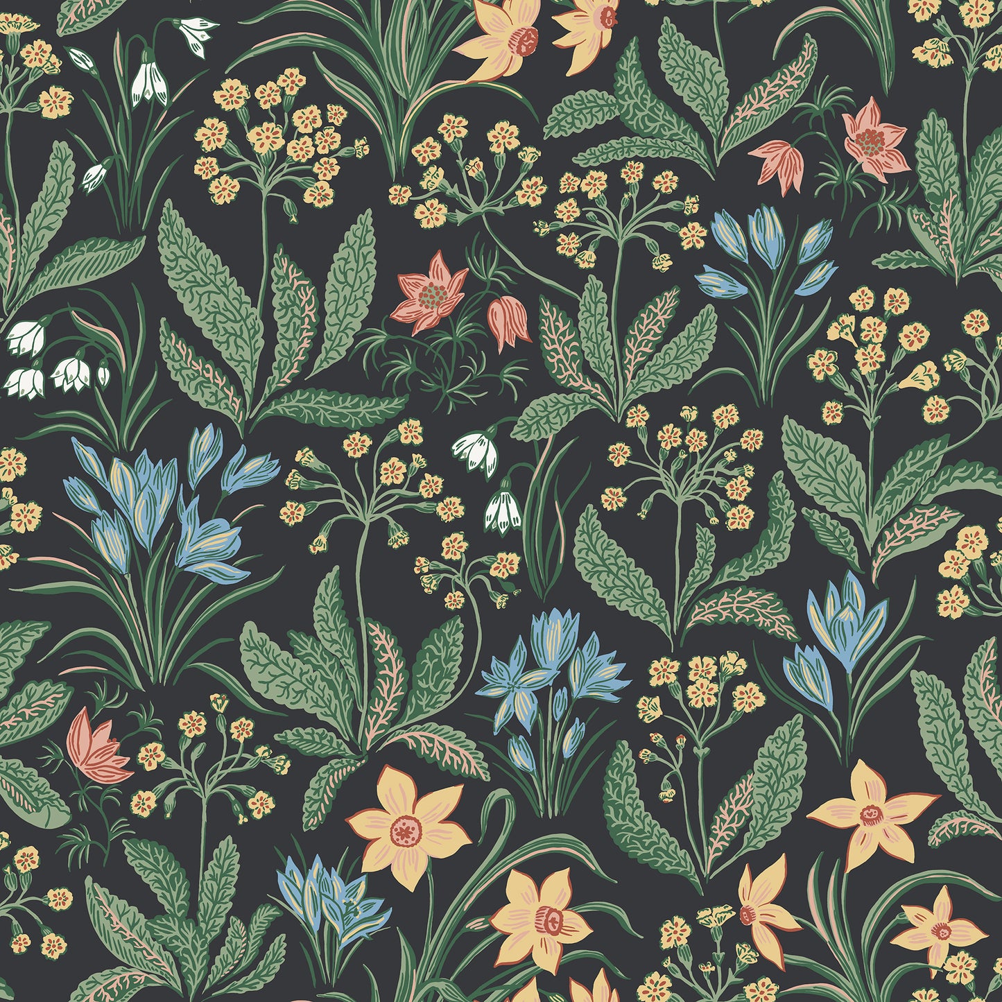 S10161 Huset i solen charcoal, Huset i Solen by Sandberg Wallpaper