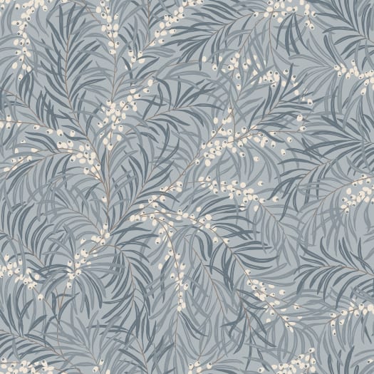 S10226 Idun misty blue, Villa Dalarš II by Sandberg Wallpaper