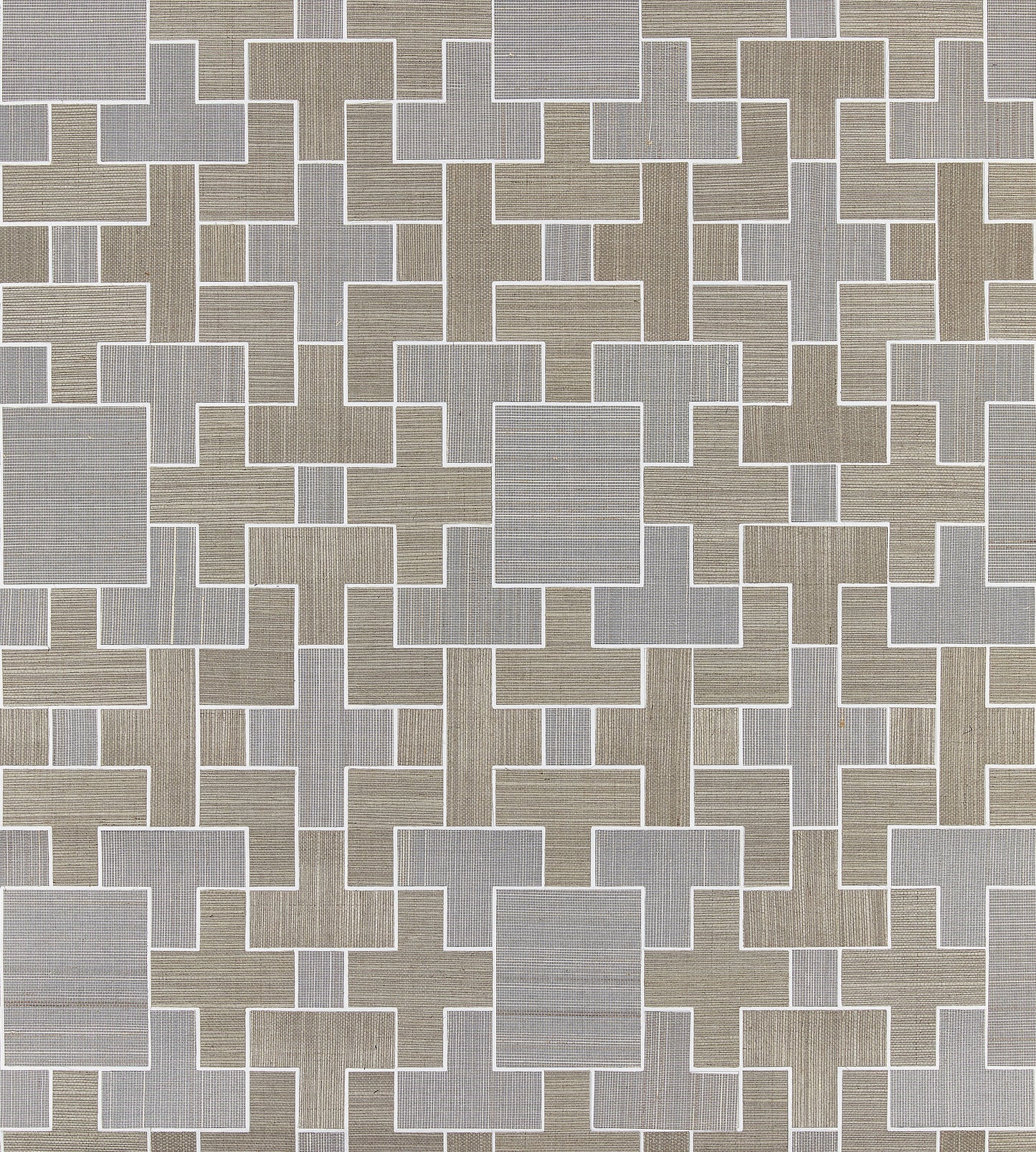 Find Scalamandre Wallpaper Pattern Sc 0001Wp88471 Name Allegro - Sisal Dove Fretwork Wallpaper