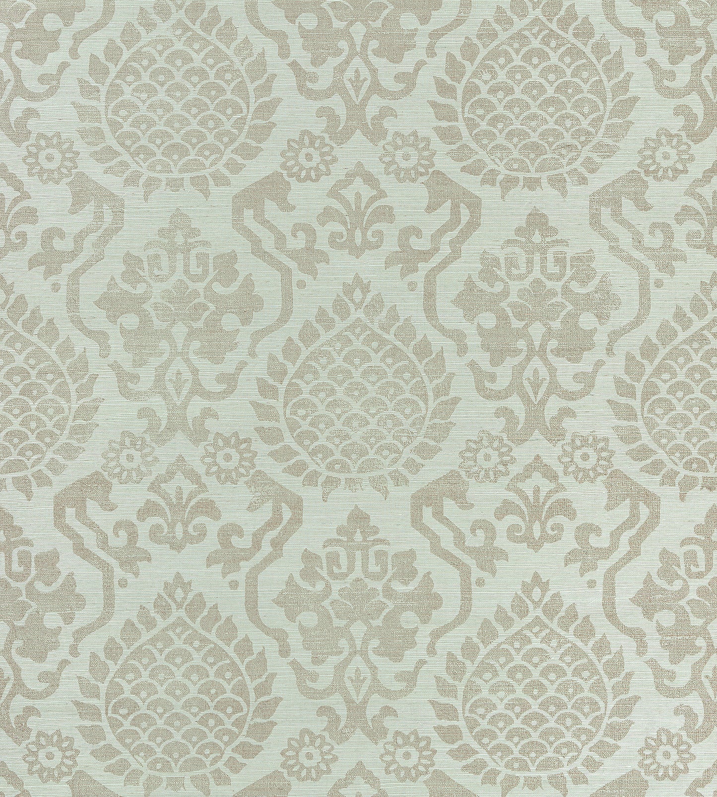 Find Scalamandre Wallpaper Pattern Sc 0002Wp88378 Name Surat Sisal Burnished Gold On Mineral Chinoiserie|Damask Wallpaper