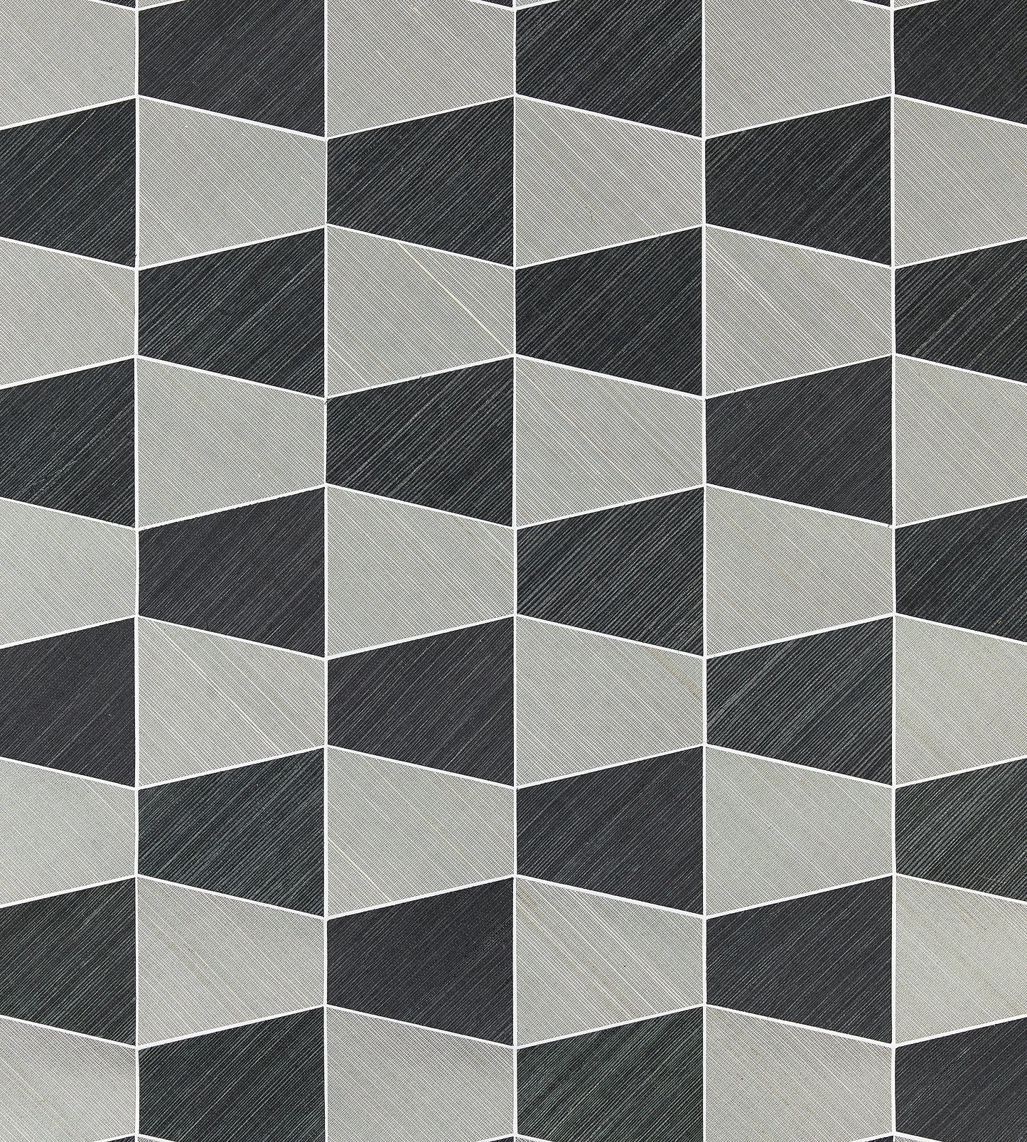 Search Scalamandre Wallpaper Pattern Sc 0002Wp88464 Name Staccato - Abaca & Sisal Nickel & Onyx Geometric|Graphic Wallpaper
