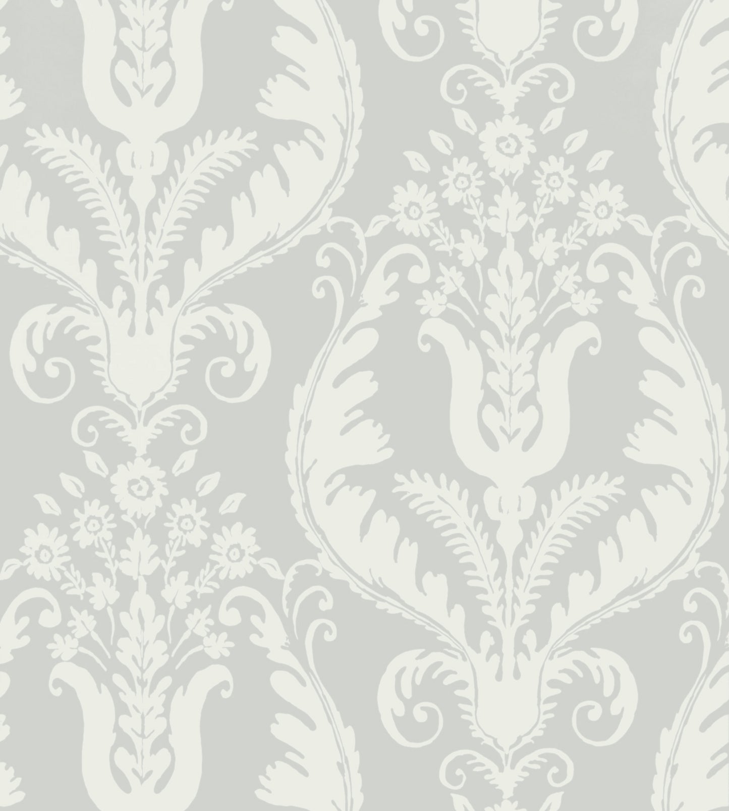 Looking Scalamandre Wallpaper Pattern Sc 0004Wp88376 Name Primavera French Grey Botanical Wallpaper