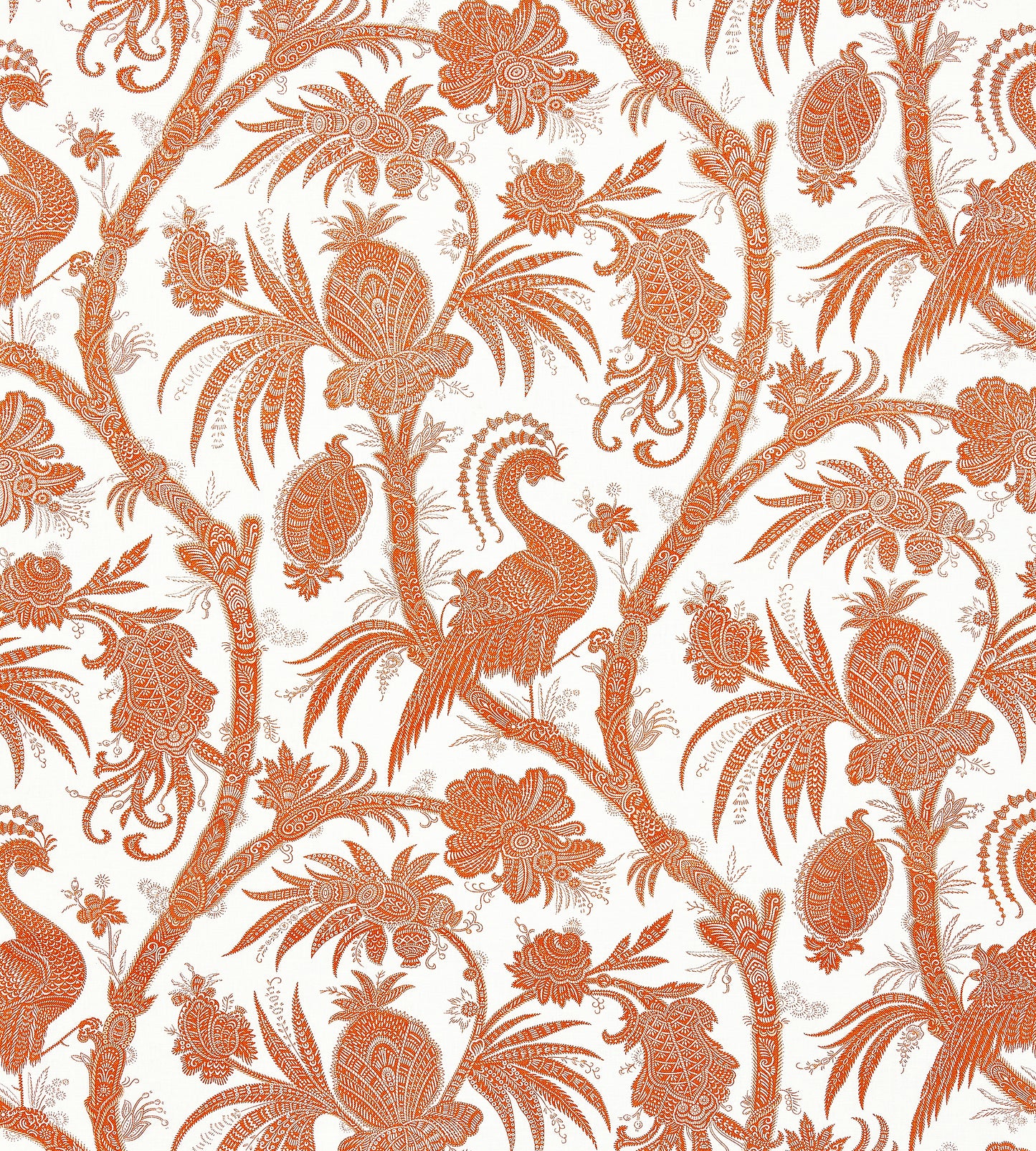 Purchase Scalamandre Wallpaper Pattern Sc 0005Wp88355 Name Balinese Peacock Mandarin Bird Wallpaper