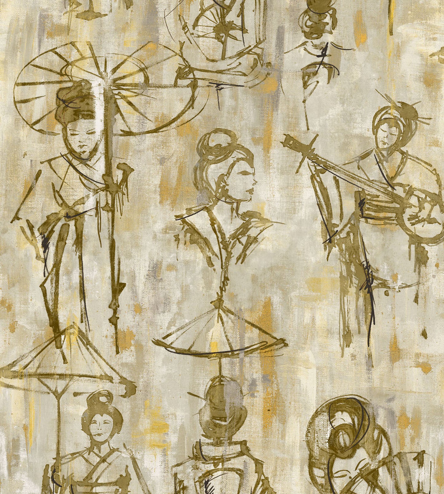 View Scalamandre Wallpaper Pattern Sc 0005Wp88450 Name Yumiko Moss Scenic Wallpaper