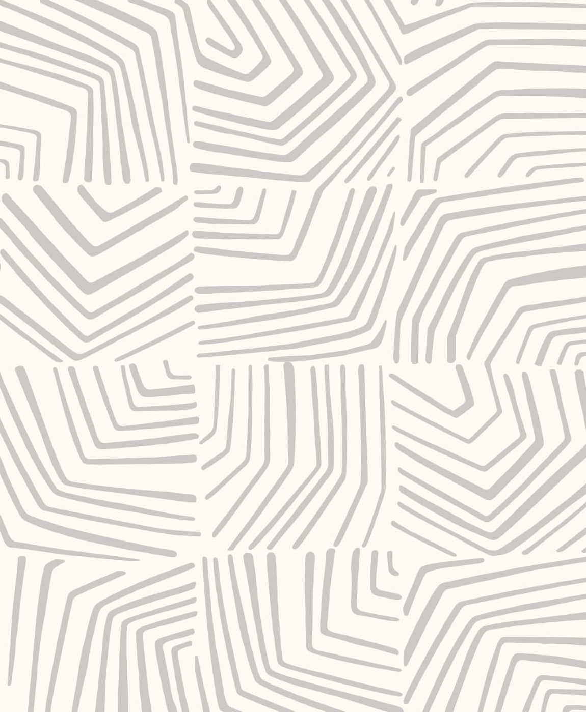 SL80208 | Linework Maze, Grey - Seabrook Designs Wallpaper