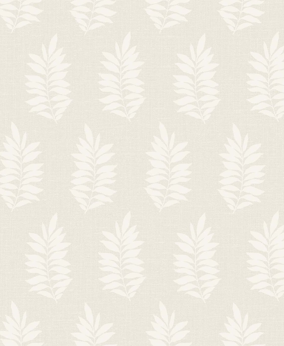 SL80303 | Pinnate Silhouette, Off-White - Seabrook Designs Wallpaper