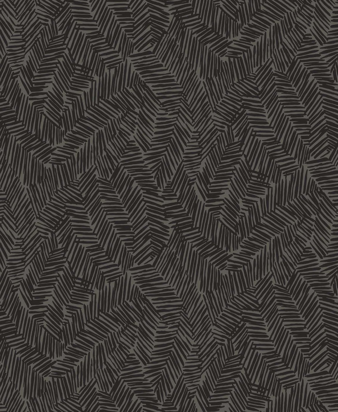 SL80410 | Lush , Black - Seabrook Designs Wallpaper