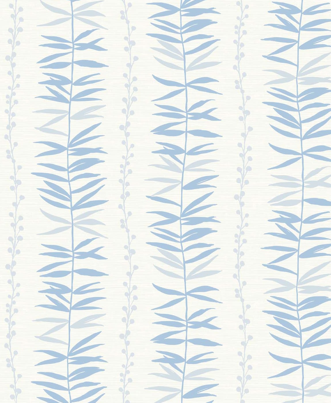 SL80502 | Summer Garland , Blue - Seabrook Designs Wallpaper