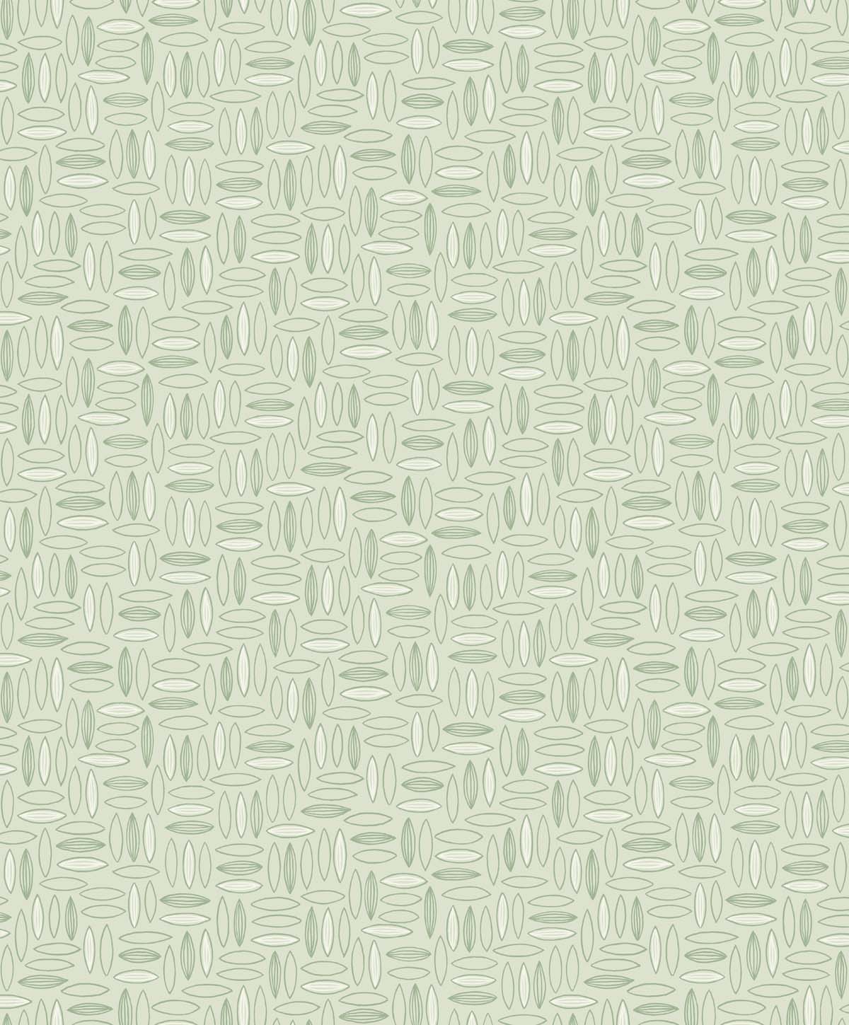 SL80604 | Pip Geo , Green - Seabrook Designs Wallpaper