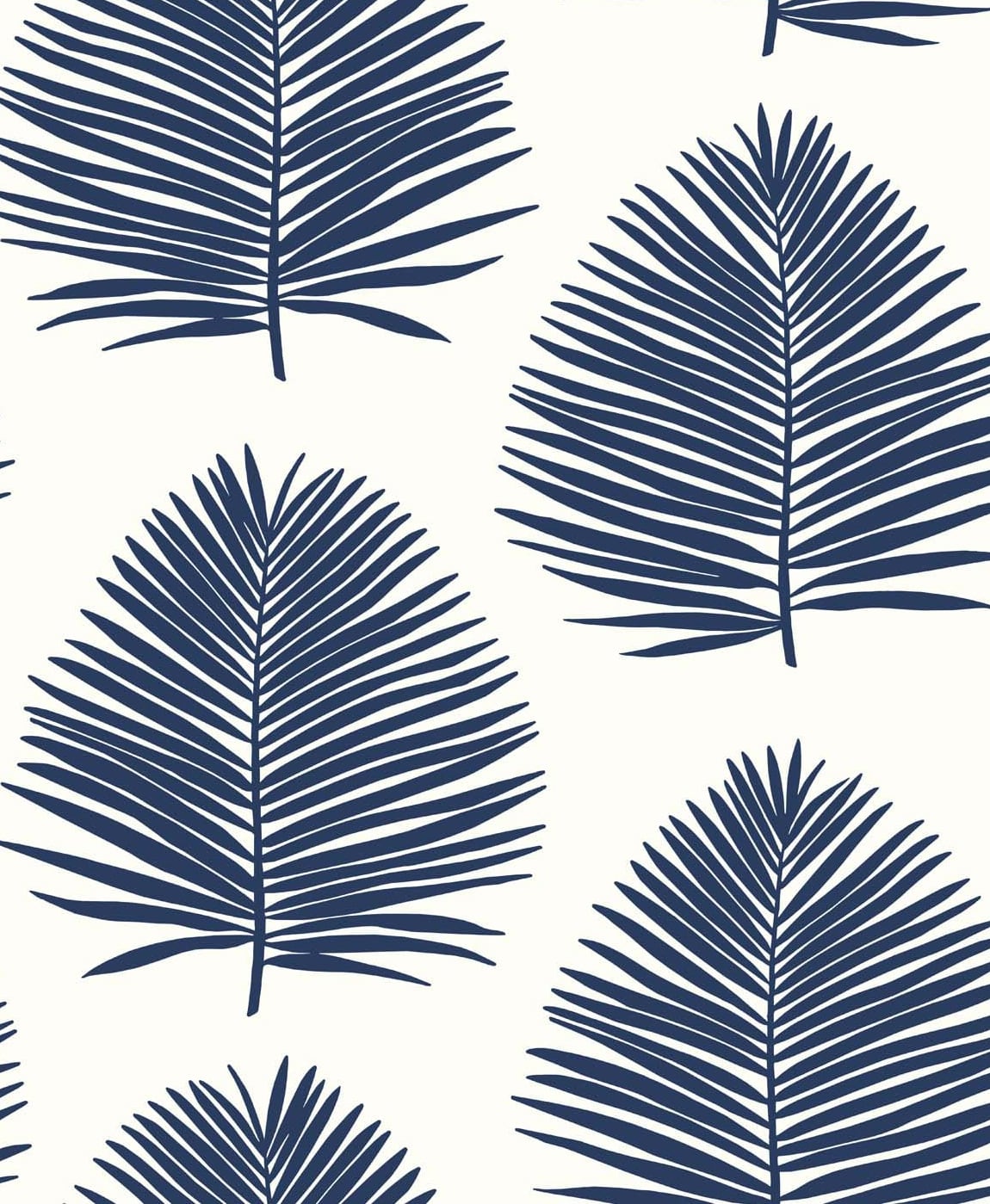 SL80702 | Island Palm, Blue - Seabrook Designs Wallpaper