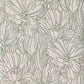 Select 2970-87355 Revival Selwyn Flock Sage Floral Wallpaper Sage A-Street Prints Wallpaper