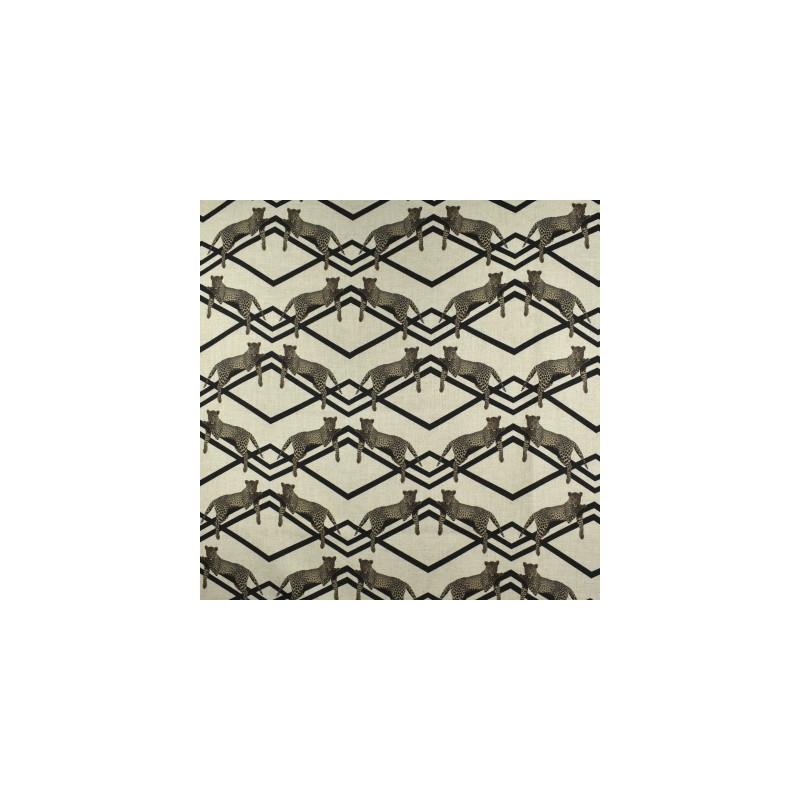 Order F2766 Black Black Animal/Skins Greenhouse Fabric