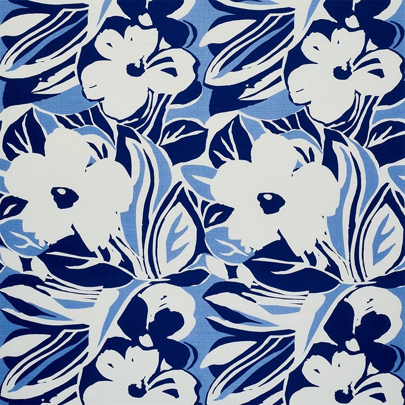 Purchase sample of 178862 Stevie, Blue by Schumacher Fabric
