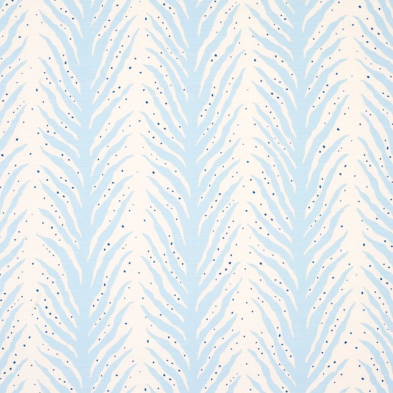 Purchase sample of 179480 Creeping Fern, Slumber Blue by Schumacher Fabric