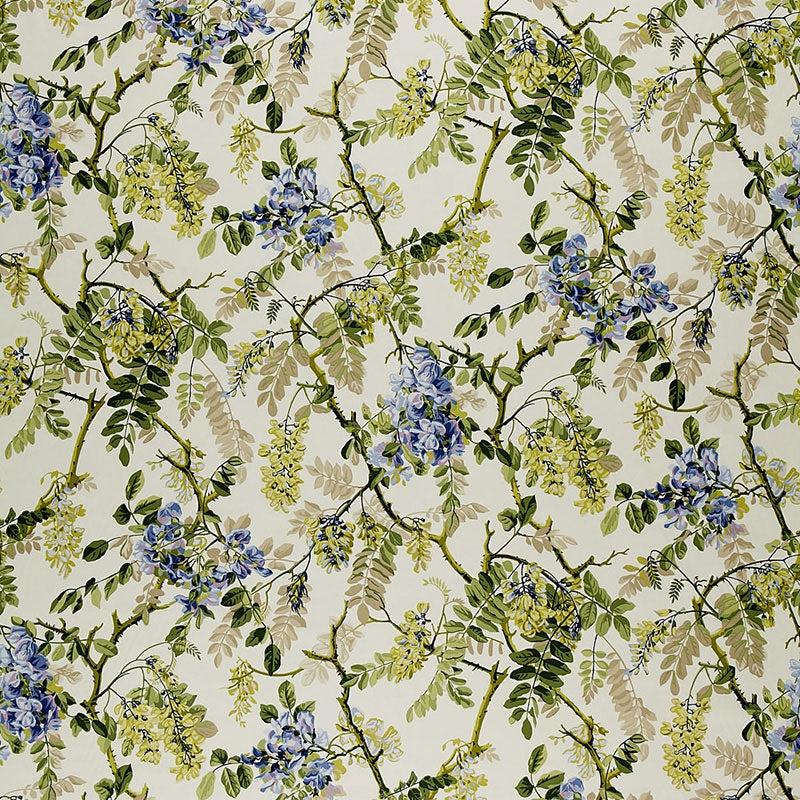 Purchase sample of 1318000 Wisteria Vine, Periwinkle by Schumacher Fabric