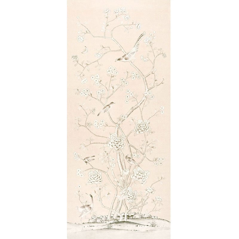 Purchase sample of 175041 Chinois Palais, Blush Conch by Schumacher Fabric