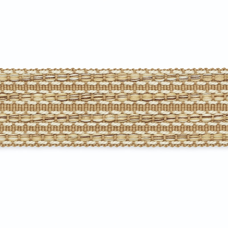 B215-3 | Martha Braid, Khaki/Cafe/Straw - Schumacher Fabric