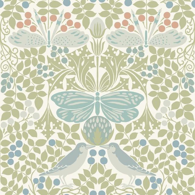 Search AC9164 Butterfly Garden Arts and Crafts by Ronald Redding Wallpaper