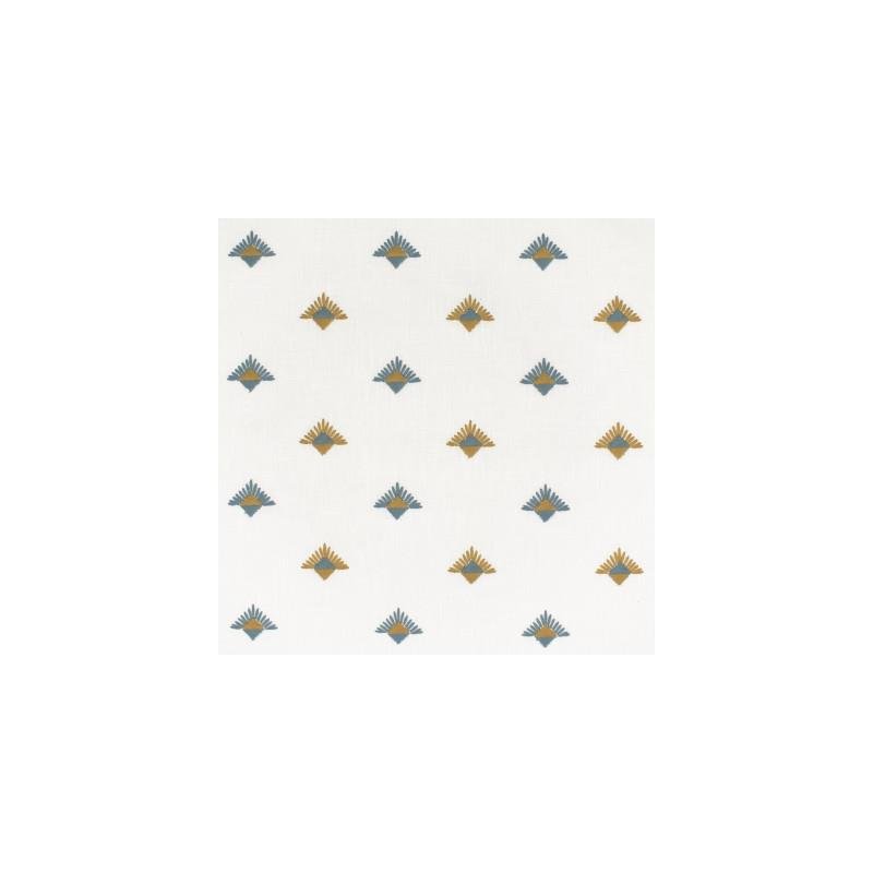 Shop S3618 Turquoise Blue Geometric Greenhouse Fabric