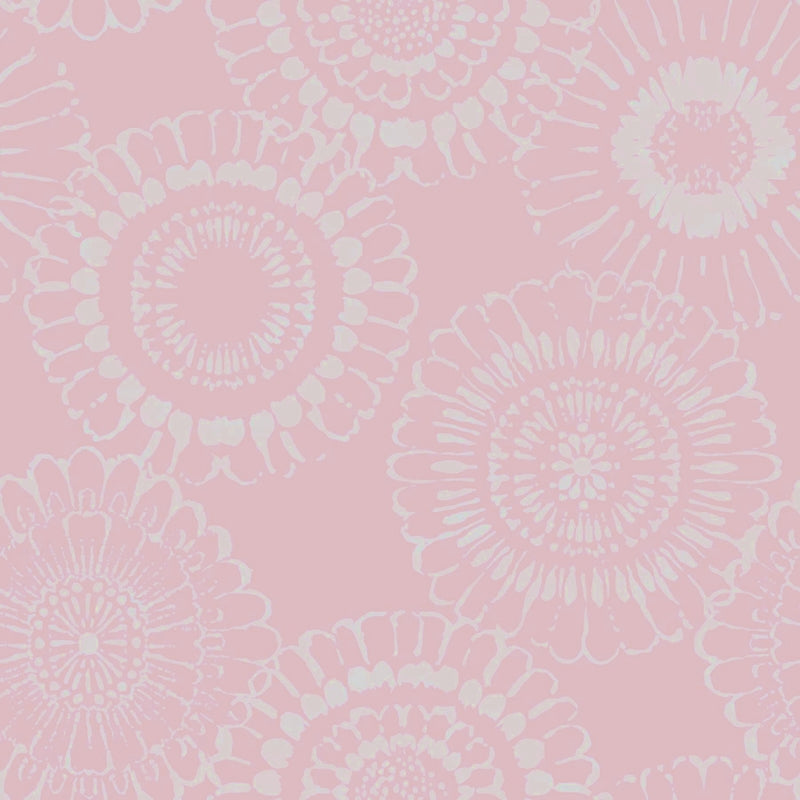 Purchase 4060-128860 Fable Sonnet Pink Floral Wallpaper Pink by Chesapeake Wallpaper
