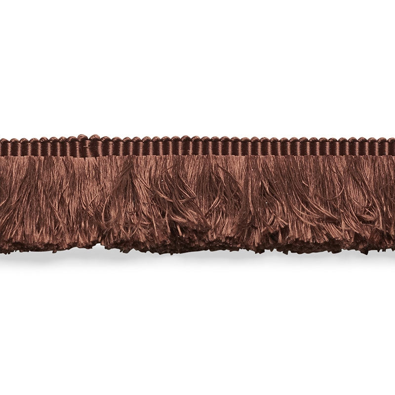 74590 | Francois Silk Brush Fringe, Brown - Schumacher Fabric