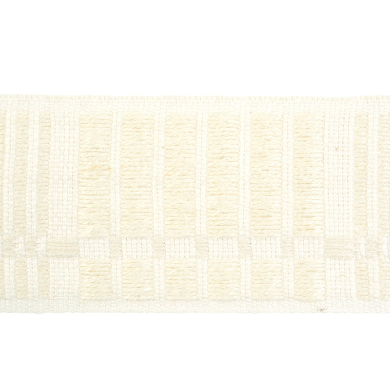 78003 | Carmo Tape Medium, Ivory - Schumacher Fabric