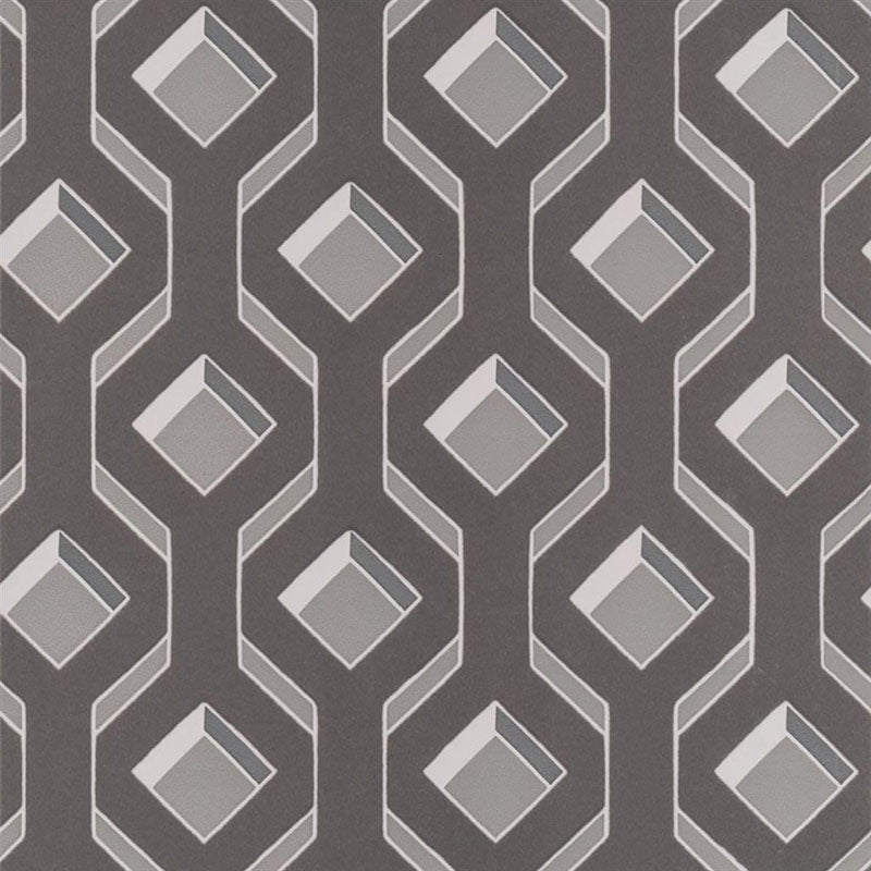 Save PDG1053/03 Chareau Zinc by Designer Guild Wallpaper
