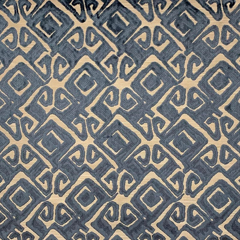 Save 8954 Belmont Navy Blue Magnolia Fabric