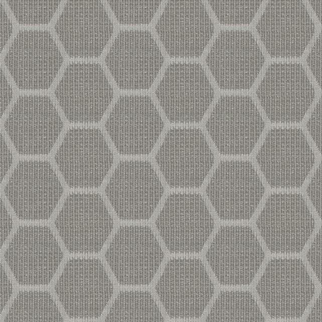 Looking 34652.11.0 Hexi Spark Silver Geometric Light Grey by Kravet Contract Fabric