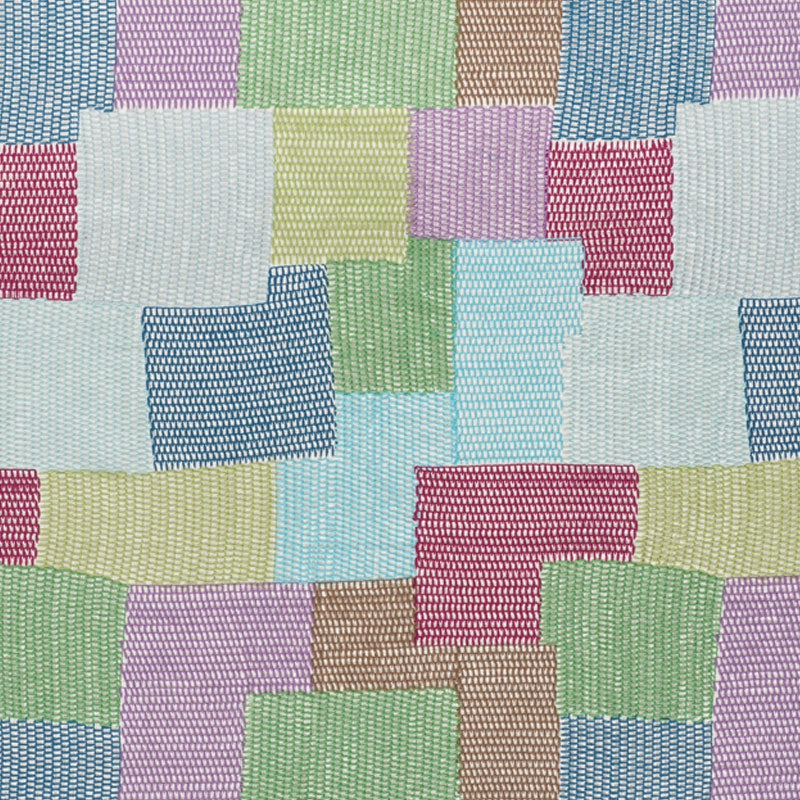 Purchase sample of 76180 Carnaby, Blue & Green by Schumacher Fabric