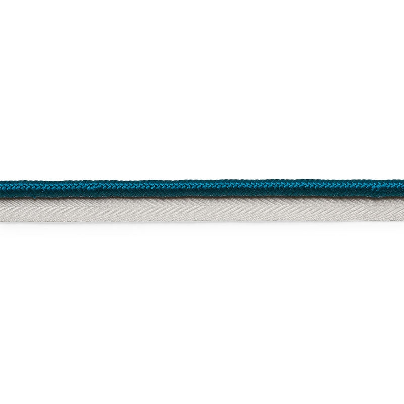 74567 | Gustave Silk Lip Cord, Peacock - Schumacher Fabric