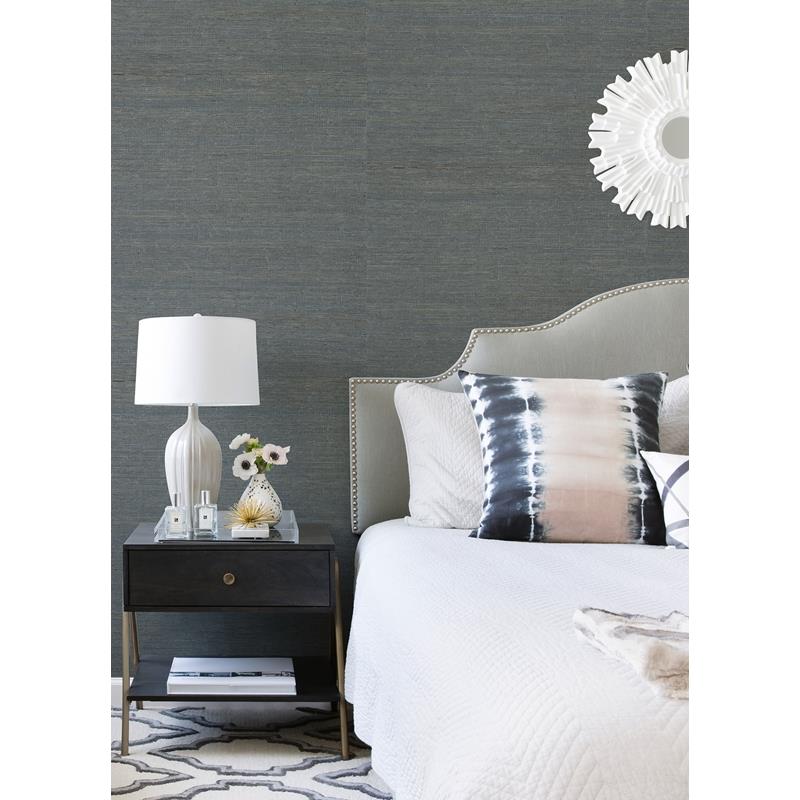 Order 2923-86124 Twine Aiko Slate Sisal Slate A-Street Prints Wallpaper