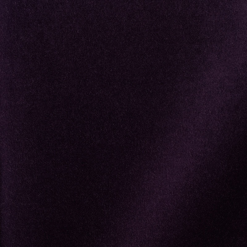 Purchase sample of 70825 Rocky Performance Velvet, Aubergine by Schumacher Fabric