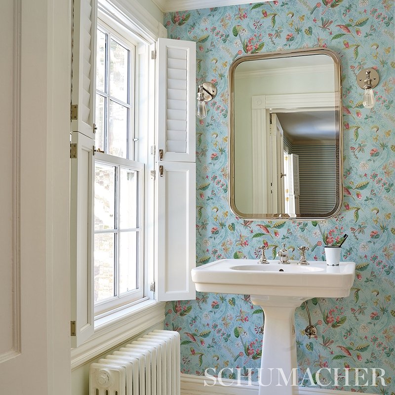 Find 5013221 Blackwell Sky Schumacher Wallcovering Wallpaper