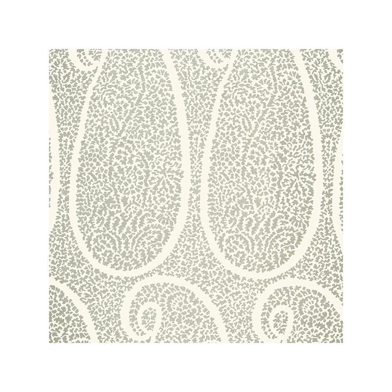 Purchase sample of 174642 Ambala Paisley, Fog by Schumacher Fabric