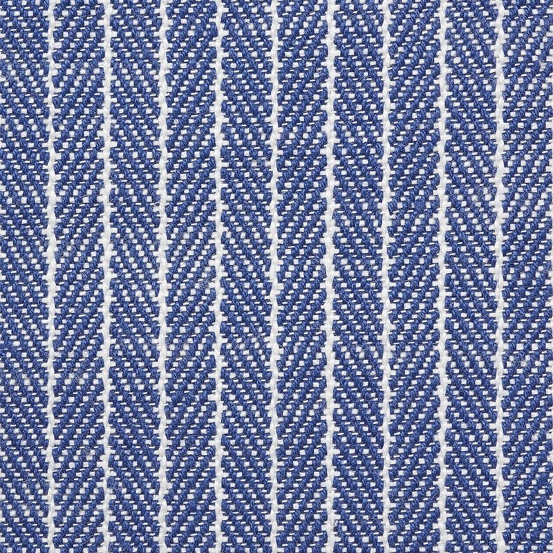 Purchase sample of 76672 Garter Stripe, Blue by Schumacher Fabric