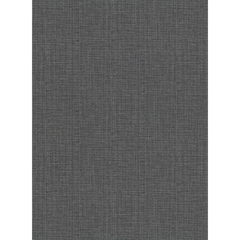2984-50600 Warner XI Naturals Grasscloths Claremont Black Faux Grasscloth Wallpaper by Warner
