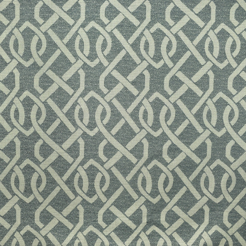 Looking F2426 Slate Geometric Upholstery Greenhouse Fabric