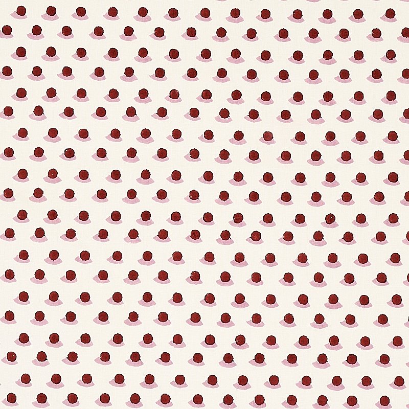 Schumacher Strawberry Hand Block Print Grass Fabric