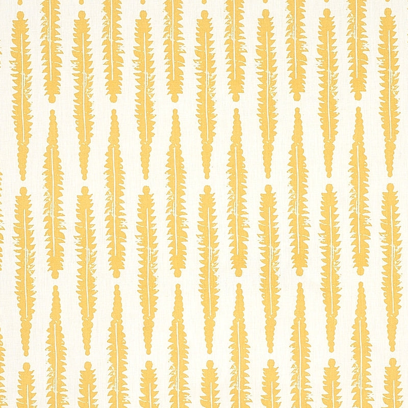 Purchase sample of 179152 Fern, Mustard by Schumacher Fabric