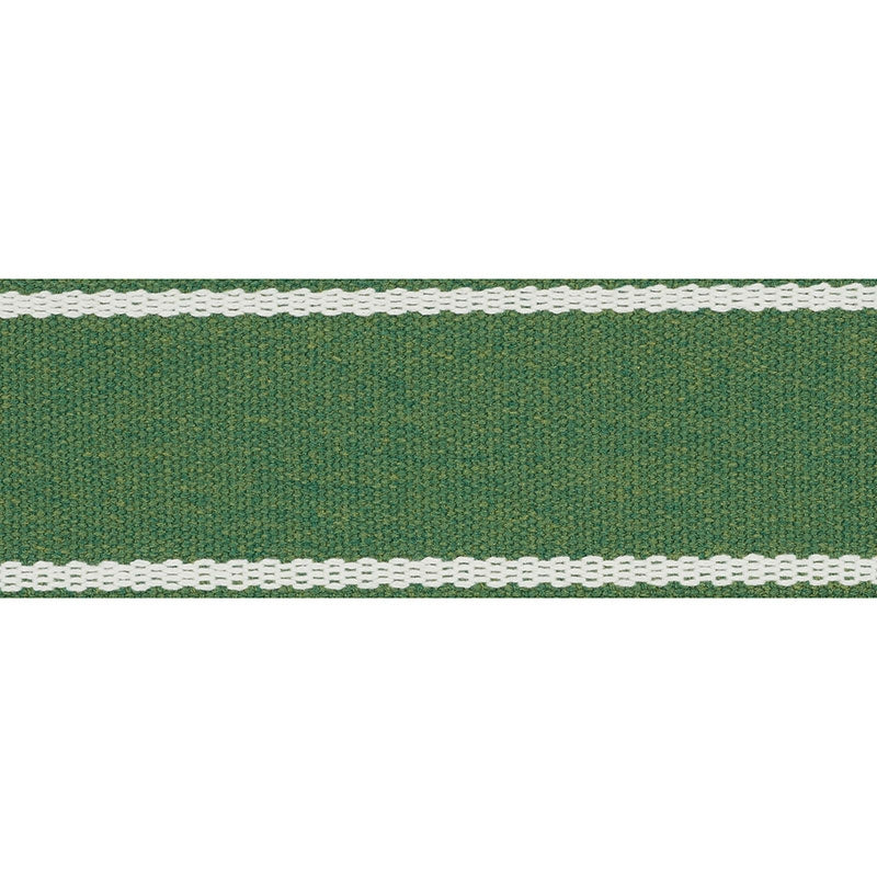 72403 | Sullivan Tape, Green - Schumacher Fabric