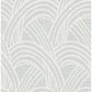 Select 2975-26219 Scott Living II Farrah Grey Geometric Grey A-Street Prints Wallpaper