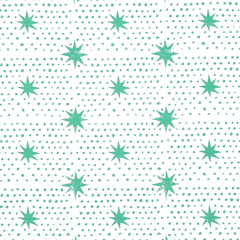 Purchase sample of 179161 Spot & Star, Sea Glass by Schumacher Fabric