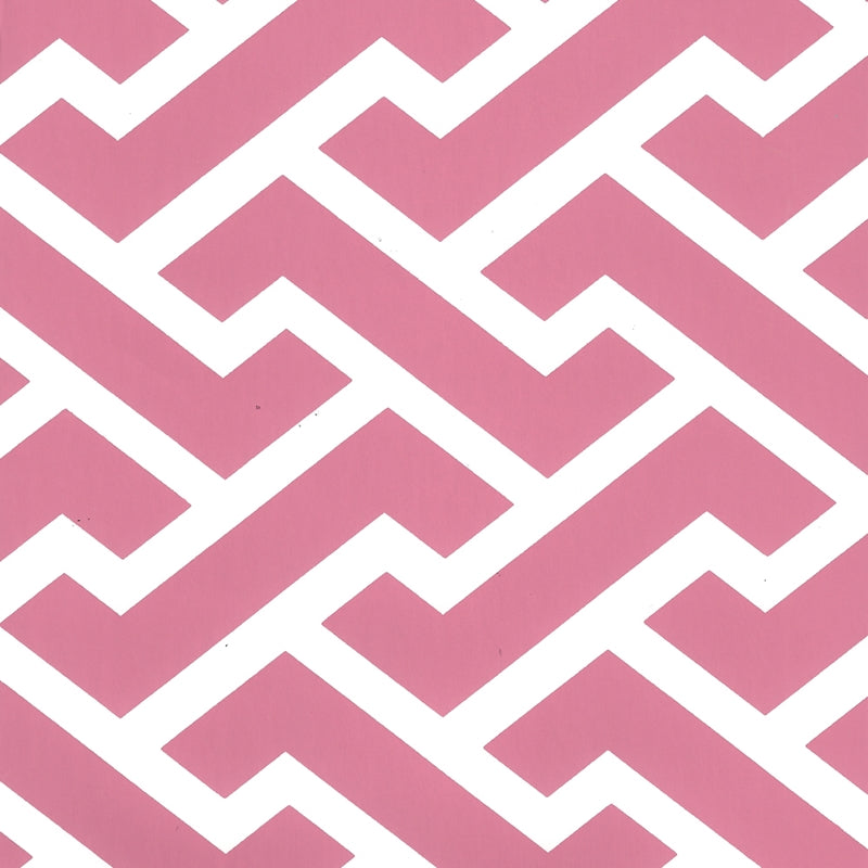 View 6345-01WWP Aga Reverse Watermelon on White by Quadrille Wallpaper